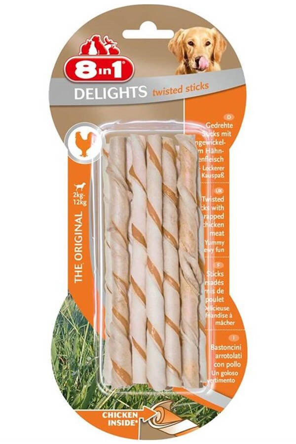 8in1 Delights Köpekler için Ödül Çubuğu 10 Adet