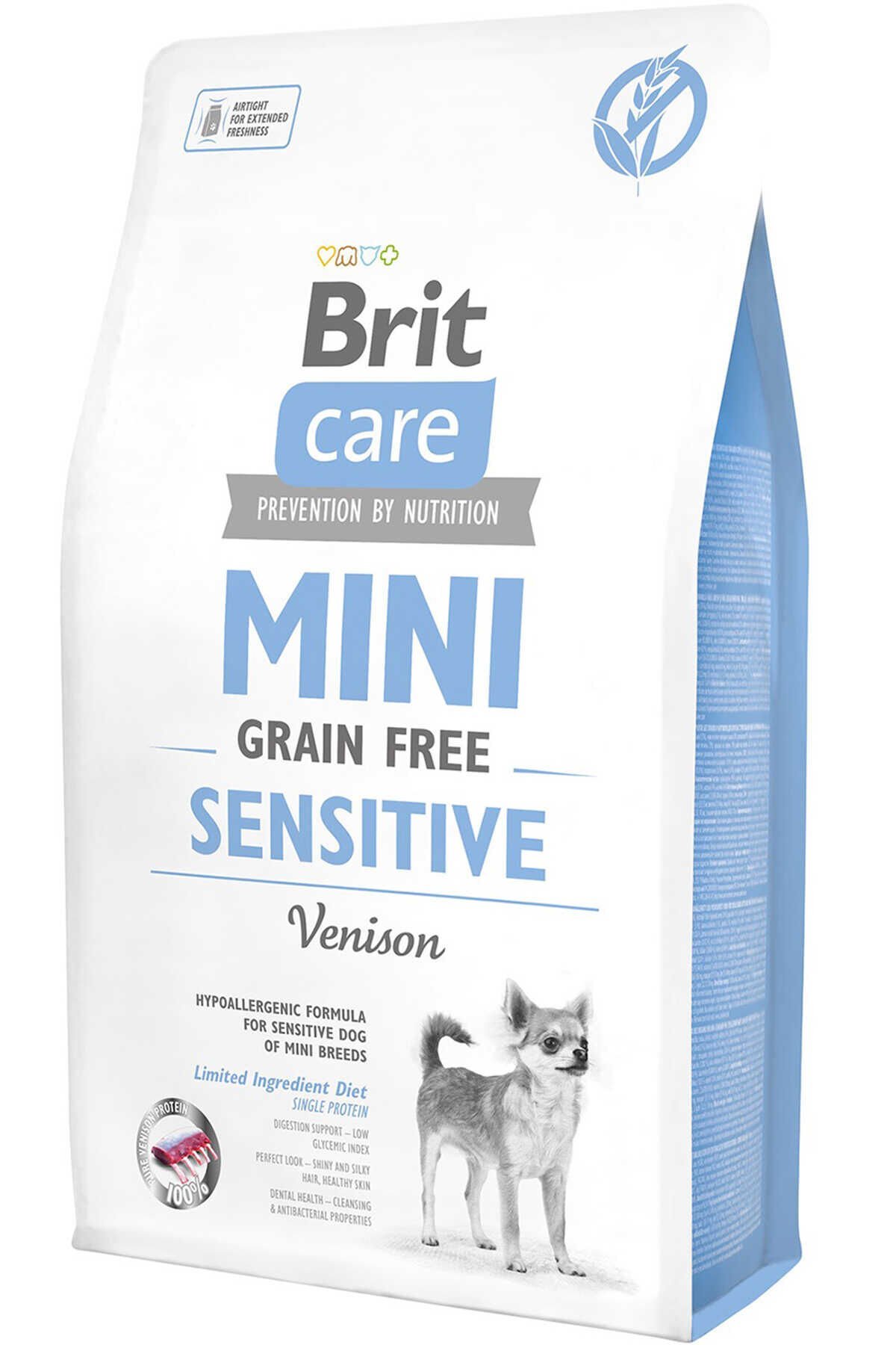 Brit Care Mini Grain Free Sensitive Geyikli Küçük Irk Yetişkin Köpek Maması 2kg
