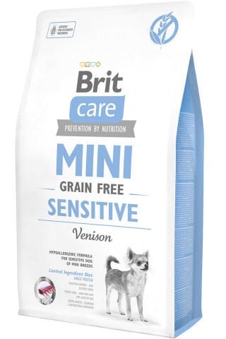 Brit Care Mini Grain Free Sensitive Geyikli Küçük Irk Yetişkin Köpek Maması 2kg