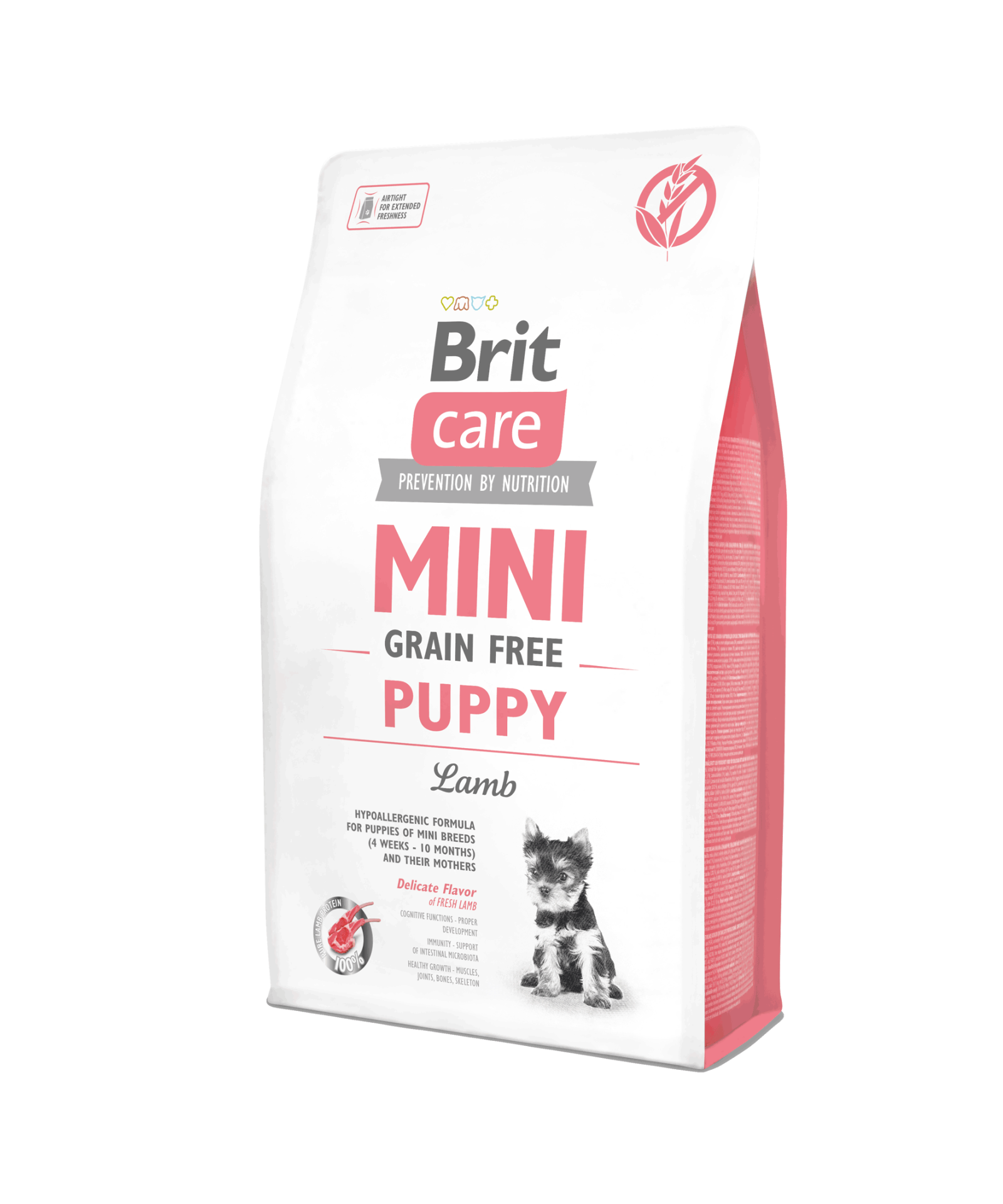 Brit Care Hypo-Allergenic Tahılsız Kuzu Etli Küçük Irk Yavru Köpek Maması 7kg