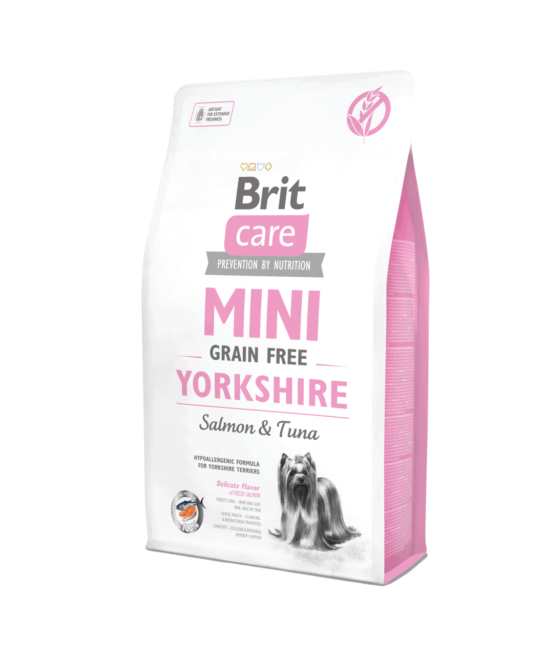 Brit Care Mini Yorkshire Tahılsız Somon ve Ton Balıklı Yetişkin Köpek Maması 2 Kg