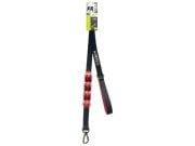 M-Pets Flex Şok Emici Gezdirme Tasması Siyah & Kırmızı 120 Cm