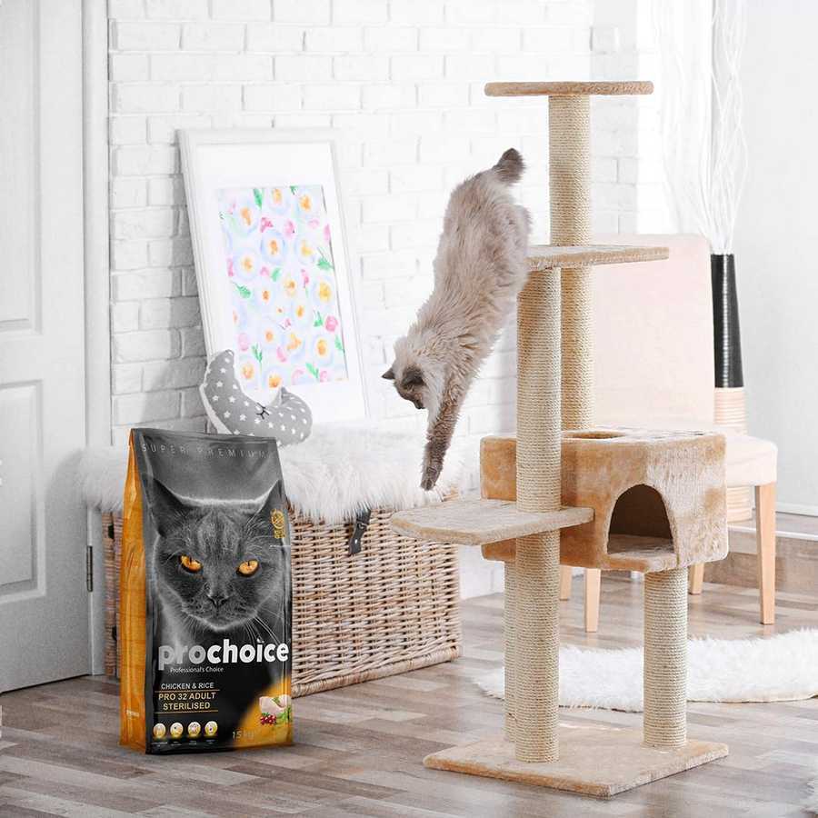 ProChoice Pro 32 Tavuk ve Pirinçli Kısırlaştırılmış Yetişkin Kedi Maması 2kg