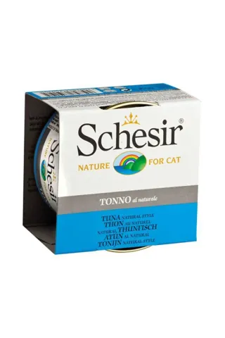 Schesir Ton Balıklı Naturel Yetişkin Kedi Yaş Maması 85gr