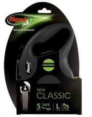 Flexi New Classic 5M Şerit L Siyah