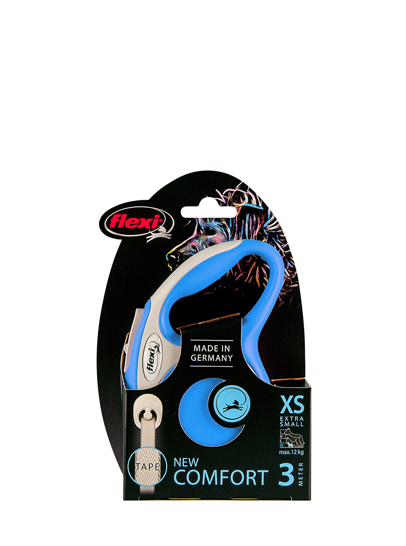 Flexi New Comfort 3 Metre Şerit XS Mavi