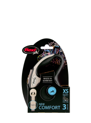 Flexi New Comfort 3 Metre Şerit XS Siyah