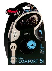 Flexi New Comfort 5 Metre Şerit Large Siyah