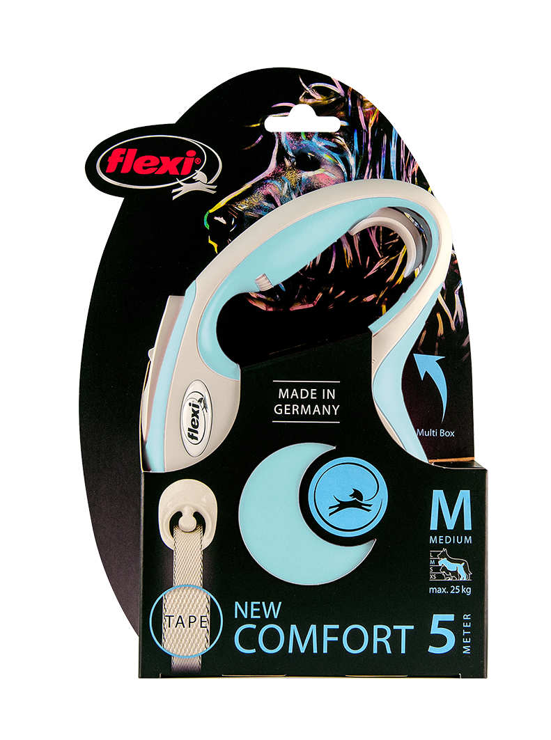 Flexi New Comfort 5 Metre Şerit Medium Açık Mavi