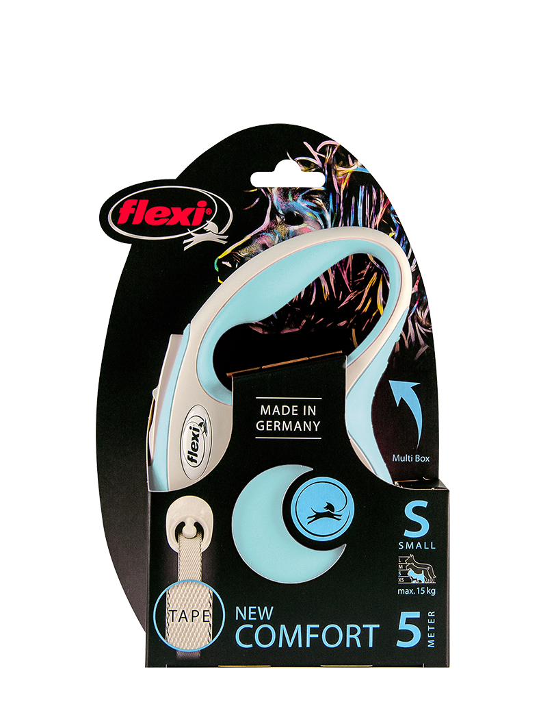 Flexi New Comfort 5 Metre Şerit Small Açık Mavi
