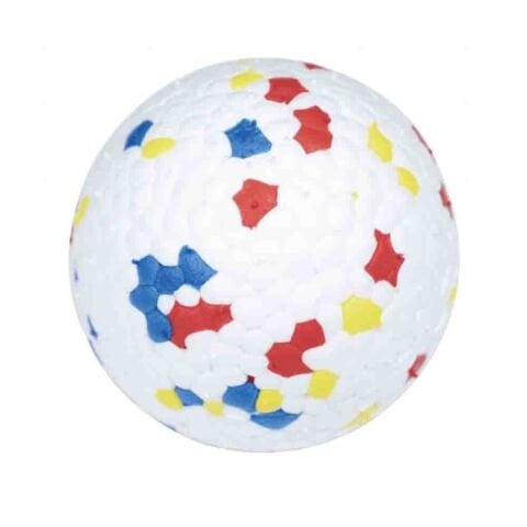M-Pets Bloom Köpek Topu – 7 cm Dayanıklı Oyun Topu Mondrian Serisi