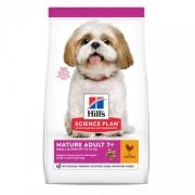 Hill's Small & Mini Mature Adult 7+ Tavuklu & Hindili Küçük Irk Yaşlı Köpek Maması 1,5kg