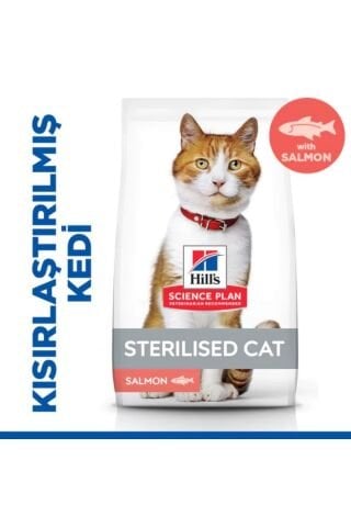 Hill's Science Plan Sterilised Cat Somonlu Kısırlaştırılmış Kedi Maması 3 Kg