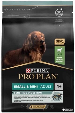 Pro Plan Kuzu Etli Küçük Irk Hassas Sindirim Yetişkin Köpek Maması 3kg