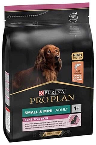 Pro Plan Somonlu Küçük Irk Hassas Derili Yetişkin Köpek Maması 3 Kg