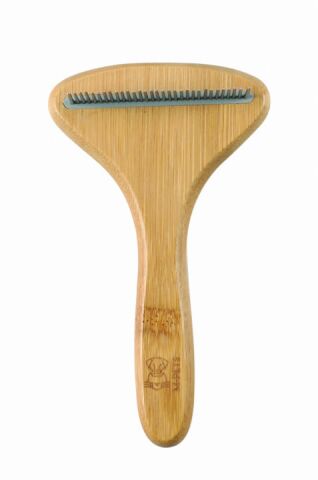 M-Pets Bamboo Rake Tarak – Döner Dişli Doğal Bambu Tarak (31 Dişli)