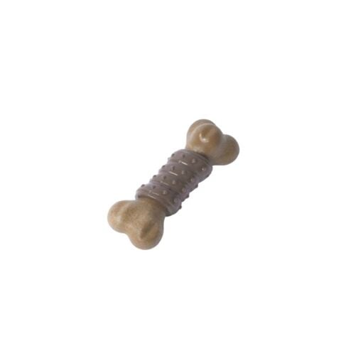 M-Pets Chewood Small Bone Kauçuklu Ahşap Dokulu Köpek Oyuncağı