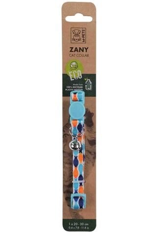 M-Pets Zany Zilli Kedi Boyun Tasması Balık Desenli