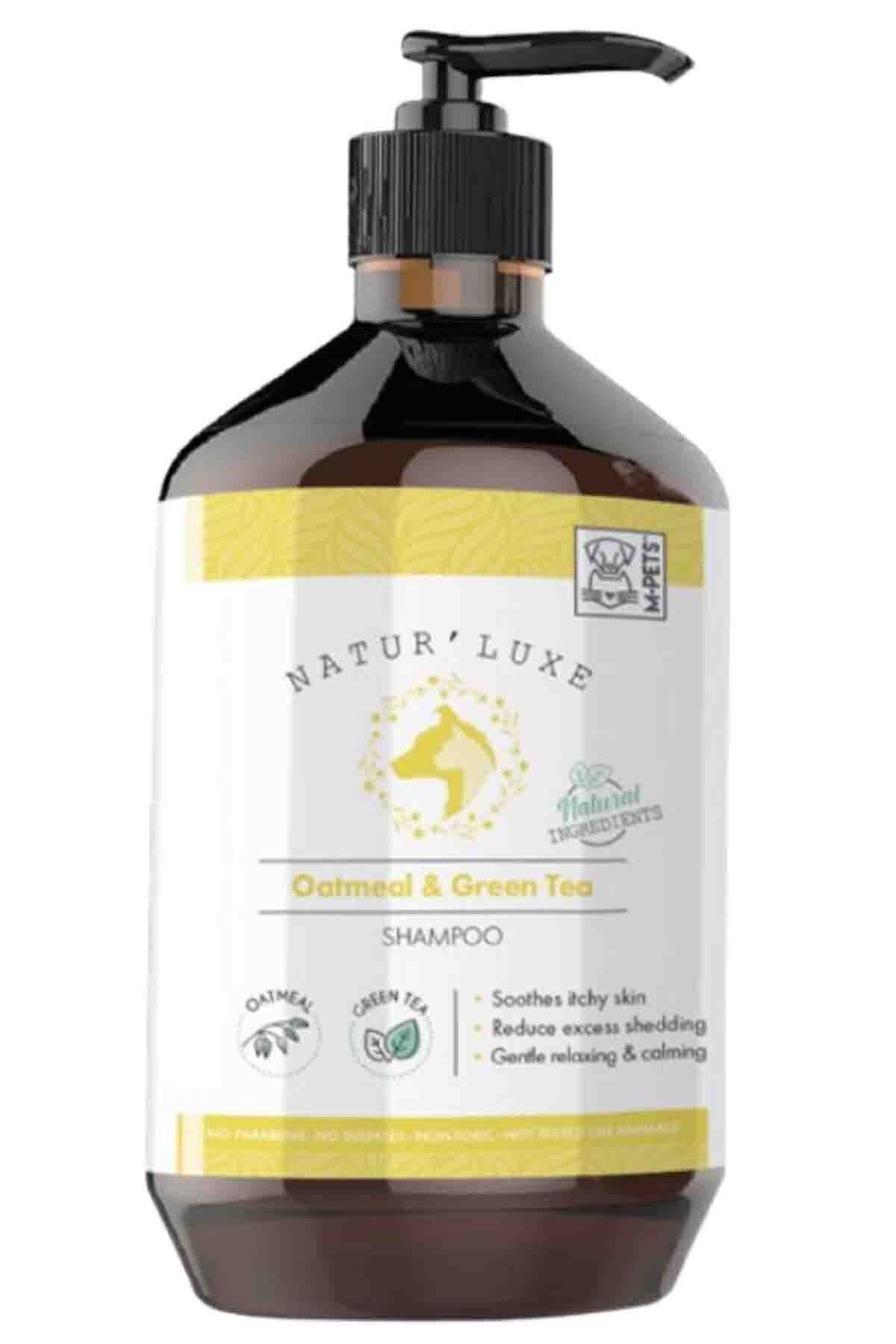 M-Pets Naturluxe Oatmeal & Green Tea Köpek Şampuanı 500 ml