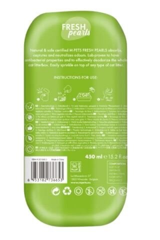 M-Pets Fresh Pearls Kedi Kumu Deodorantı Çim Kokulu 450 ml