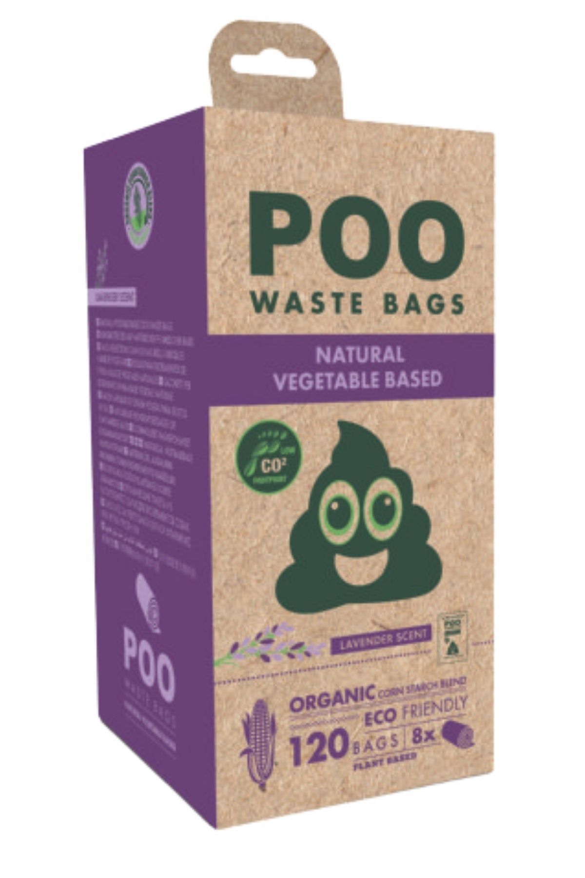 M-Pets Poo Dışkı Poşeti 15 Yaprak Lavanta Kokulu 8’li Paket
