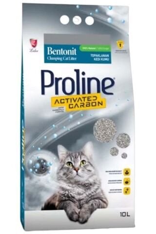 Proline Activated Carbon Bentonit Topaklanan Kedi Kumu 10 Lt