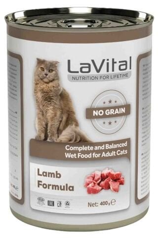 LaVital Kuzulu Tahılsız Yetişkin Kedi Konservesi 400g
