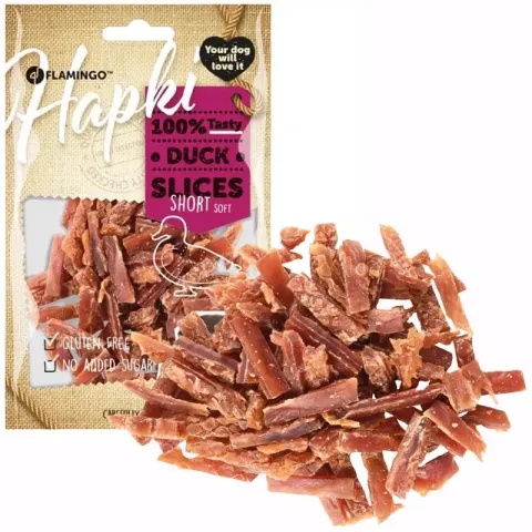 Flamingo Hapki Ödül Maması – Ördekli Soft Kısa Dilimler 85 gr