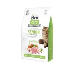 Brit Care Senior Kilo Kontrolü İçin Tahılsız Tavuklu Yaşlı Kedi Maması 2kg