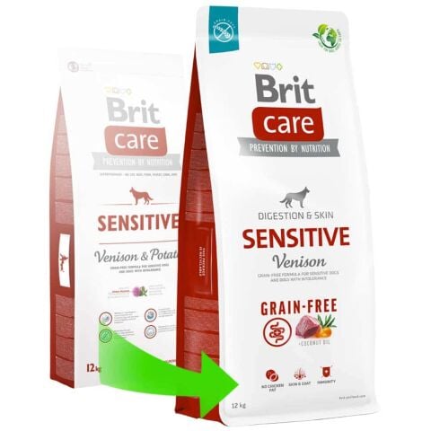 Brit Care Sensitive Tahılsız Geyik Eti ve Patatesli Hassas Yetişkin Köpek Maması 3kg